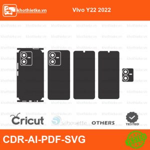 VIvo Y22 2022 File thiết kế Skin, Template Vector chuẩn cắt decal | KhoThiếtKế.vn