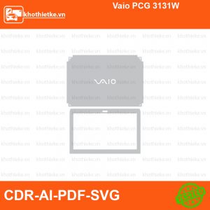 Vaio PCG 3131W File thiết kế Skin, Template Vector chuẩn cắt decal | KhoThiếtKế.vn