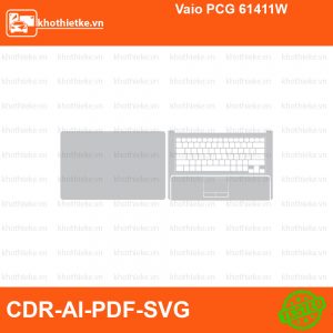 Vaio PCG 61411W File thiết kế Skin, Template Vector chuẩn cắt decal | KhoThiếtKế.vn