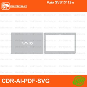 Vaio SVS13112w File thiết kế Skin, Template Vector chuẩn cắt decal | KhoThiếtKế.vn
