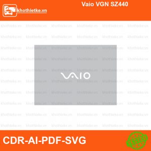 Vaio VGN SZ440 File thiết kế Skin, Template Vector chuẩn cắt decal | KhoThiếtKế.vn