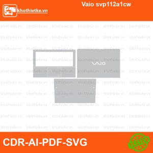 Vaio svp112a1cw File thiết kế Skin, Template Vector chuẩn cắt decal | KhoThiếtKế.vn
