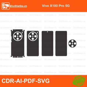 Vivo X100 Pro 5G File thiết kế Skin, Template Vector chuẩn cắt decal | KhoThiếtKế.vn
