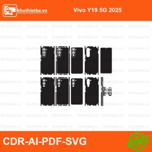Vivo Y19 5G 2025 File thiết kế Skin, Template Vector chuẩn cắt decal | KhoThiếtKế.vn
