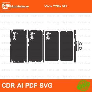 Vivo Y28s 5G File thiết kế Skin, Template Vector chuẩn cắt decal | KhoThiếtKế.vn