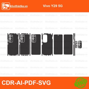 Vivo Y29 5G File thiết kế Skin, Template Vector chuẩn cắt decal | KhoThiếtKế.vn