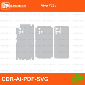 Vivo Y33s File thiết kế Skin, Template Vector chuẩn cắt decal | KhoThiếtKế.vn