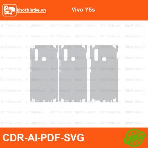 Vivo Y5s File thiết kế Skin, Template Vector chuẩn cắt decal | KhoThiếtKế.vn