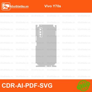 Vivo Y70s File thiết kế Skin, Template Vector chuẩn cắt decal | KhoThiếtKế.vn