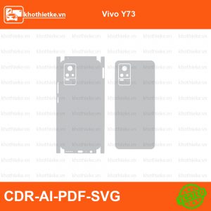 Vivo Y73 File thiết kế Skin, Template Vector chuẩn cắt decal | KhoThiếtKế.vn