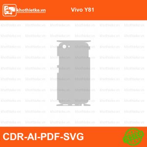 Vivo Y81 File thiết kế Skin, Template Vector chuẩn cắt decal | KhoThiếtKế.vn