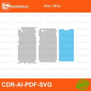 Vivo Y81s File thiết kế Skin, Template Vector chuẩn cắt decal | KhoThiếtKế.vn