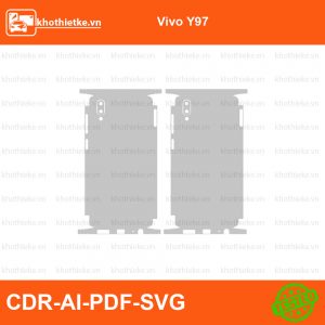 Vivo Y97 File thiết kế Skin, Template Vector chuẩn cắt decal | KhoThiếtKế.vn