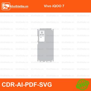 Vivo iQOO 7 File thiết kế Skin, Template Vector chuẩn cắt decal | KhoThiếtKế.vn