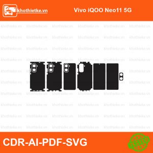 Vivo iQOO Neo11 5G File thiết kế Skin, Template Vector chuẩn cắt decal | KhoThiếtKế.vn