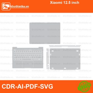 Xiaomi 12.5 inch File thiết kế Skin, Template Vector chuẩn cắt decal | KhoThiếtKế.vn