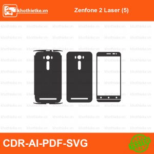 Zenfone 2 Laser (5) File thiết kế Skin, Template Vector chuẩn cắt decal | KhoThiếtKế.vn