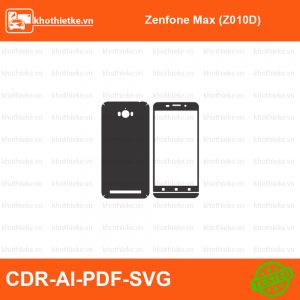 Zenfone Max (Z010D) File thiết kế Skin, Template Vector chuẩn cắt decal | KhoThiếtKế.vn