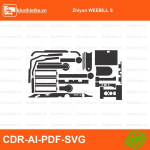 Zhiyun WEEBILL S File thiết kế Skin máy ảnh & Lens, Template Vector chuẩn cắt decal | KhoThiếtKế.vn