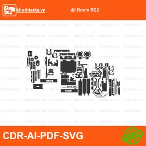 dji Ronin RS2 File thiết kế Skin máy ảnh & Lens, Template Vector chuẩn cắt decal | KhoThiếtKế.vn
