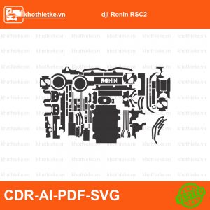 dji Ronin RSC2 File thiết kế Skin máy ảnh & Lens, Template Vector chuẩn cắt decal | KhoThiếtKế.vn
