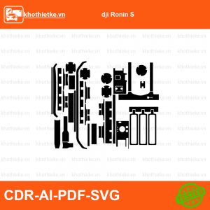 dji Ronin S File thiết kế Skin máy ảnh & Lens, Template Vector chuẩn cắt decal | KhoThiếtKế.vn