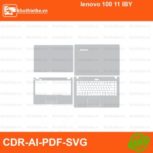 lenovo 100 11 IBY File thiết kế Skin, Template Vector chuẩn cắt decal | KhoThiếtKế.vn
