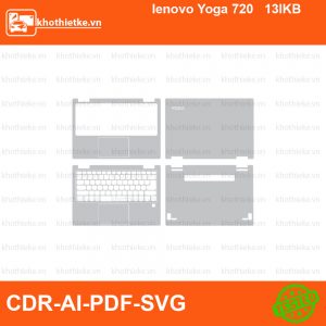 lenovo Yoga 720 13lKB File thiết kế Skin, Template Vector chuẩn cắt decal | KhoThiếtKế.vn