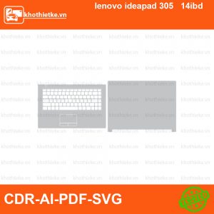 lenovo ideapad 305 14ibd File thiết kế Skin, Template Vector chuẩn cắt decal | KhoThiếtKế.vn