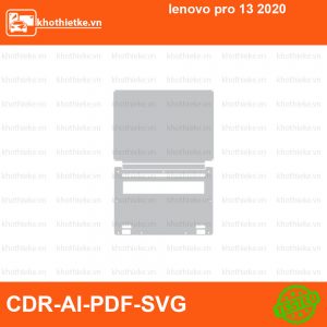 lenovo pro 13 2020 File thiết kế Skin, Template Vector chuẩn cắt decal | KhoThiếtKế.vn
