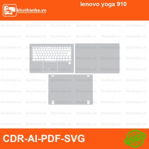 lenovo yoga 910 File thiết kế Skin, Template Vector chuẩn cắt decal | KhoThiếtKế.vn