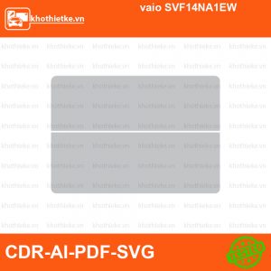 vaio SVF14NA1EW File thiết kế Skin, Template Vector chuẩn cắt decal | KhoThiếtKế.vn