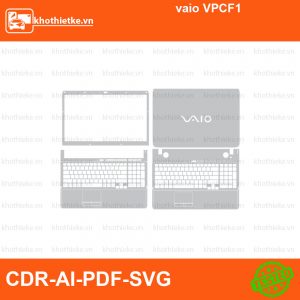 vaio VPCF1 File thiết kế Skin, Template Vector chuẩn cắt decal | KhoThiếtKế.vn